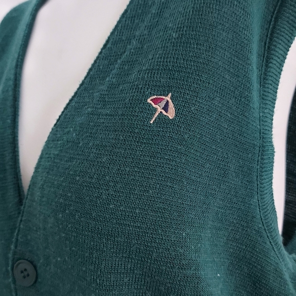 Vintage arnold palmer | dark green sweater vest - Picture 2 of 4
